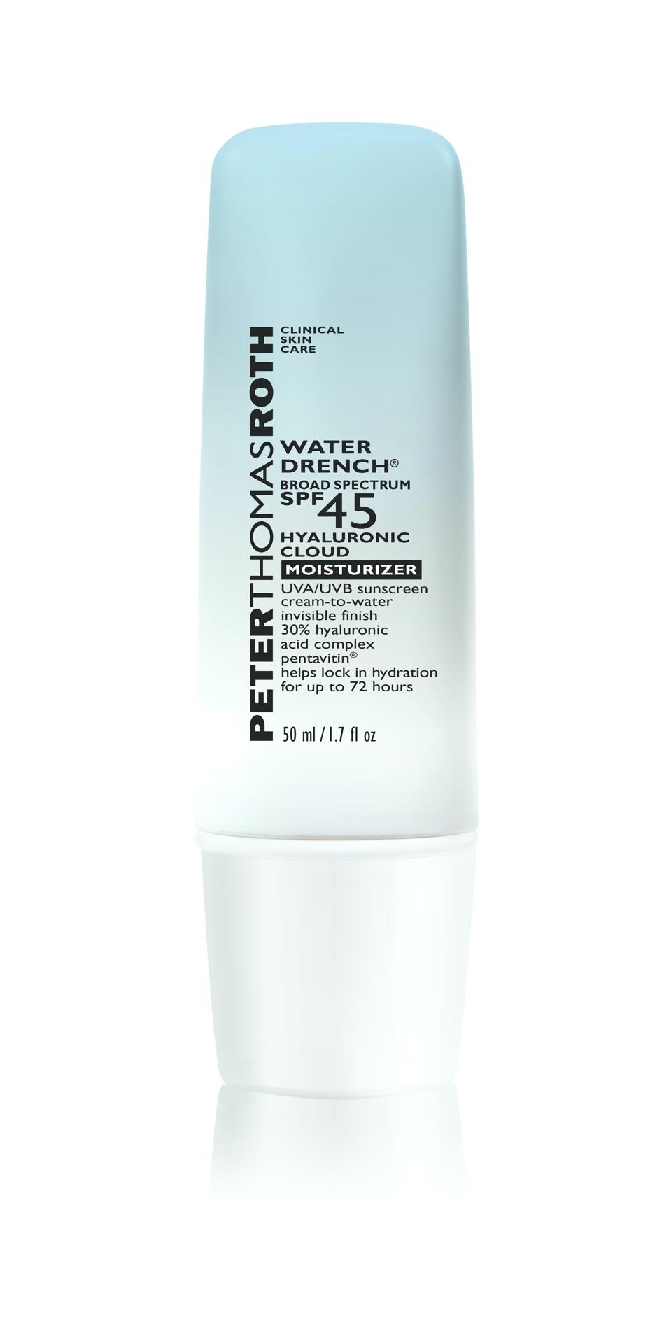 Peter Thomas Roth Water Drench Broad Spectrum SPF 45 Hyaluronic Cloud Moisturizer.