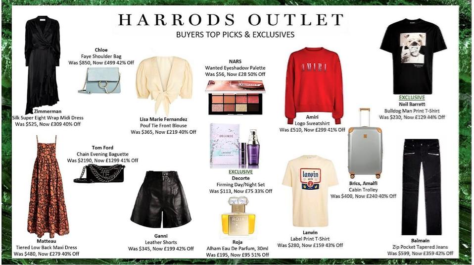 Harrods Outlet deals