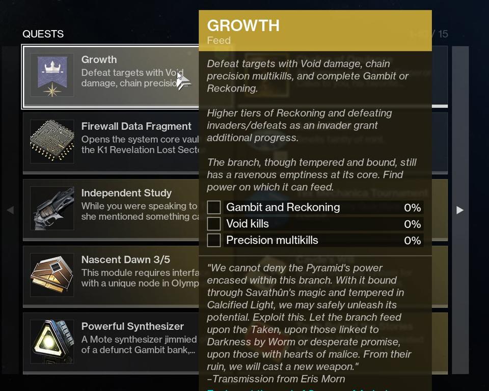 Here Are The Quest Steps To Get Destiny 2 S Ruinous Effigy