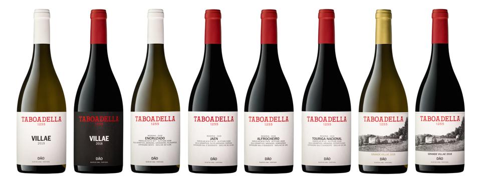 Taboadella wines - 3 whites and 5 reds
