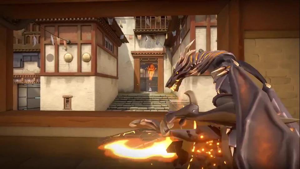 Valorant Elderflame Skins Turn Your Gun Into A Giant Dragon