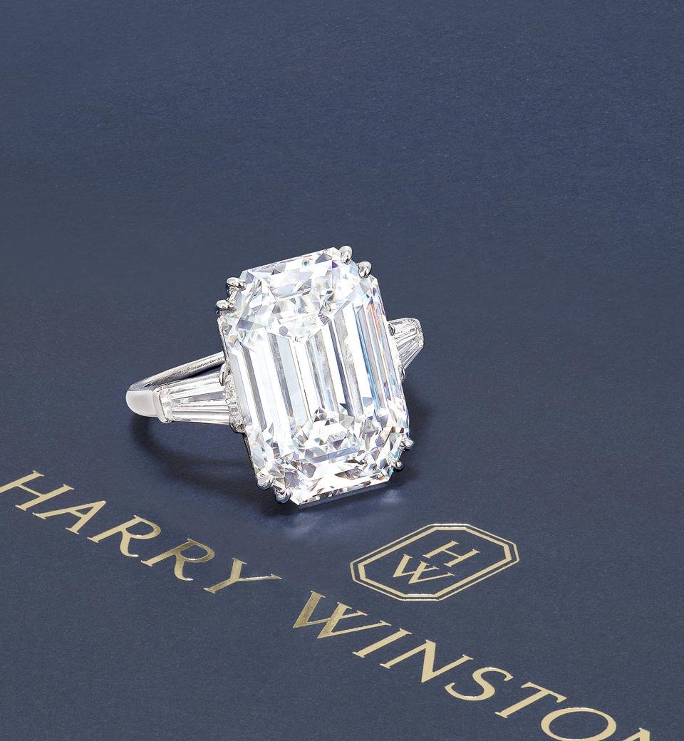 Harry Winston 12.55-carat diamond ring sold for $1.1 million