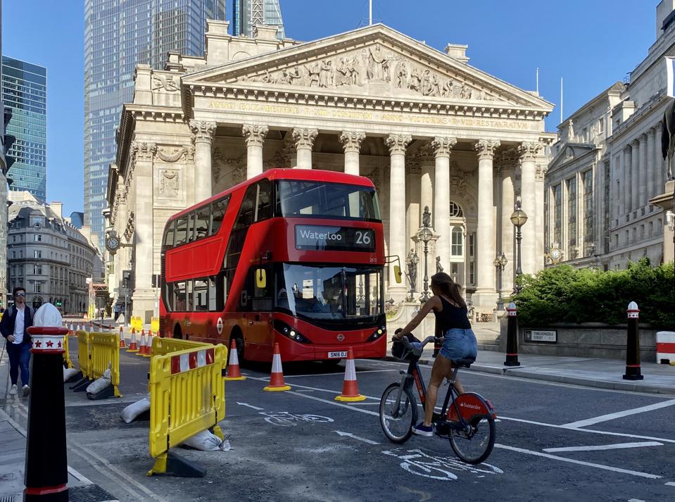 City of London transport modes