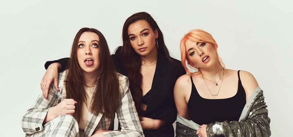 (L-R) Sam Backoff, Savana Santos, and Sami Bearden of Avenue Beat had their ″F2020″ TikTok song go viral, only to have it removed and put back up. Their song is now streaming.