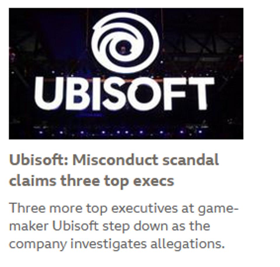 Resigning Ubisoft Executives Aren T Victims And The Media Needs To Stop Acting Like They Are