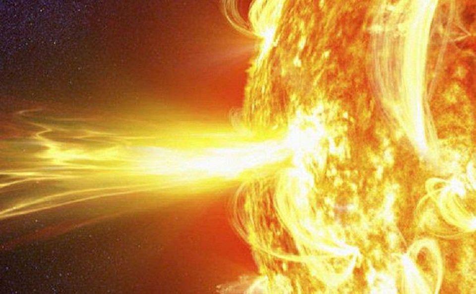 Solar flare come ripreso dal Solar Dynamics Observatory della NASA.