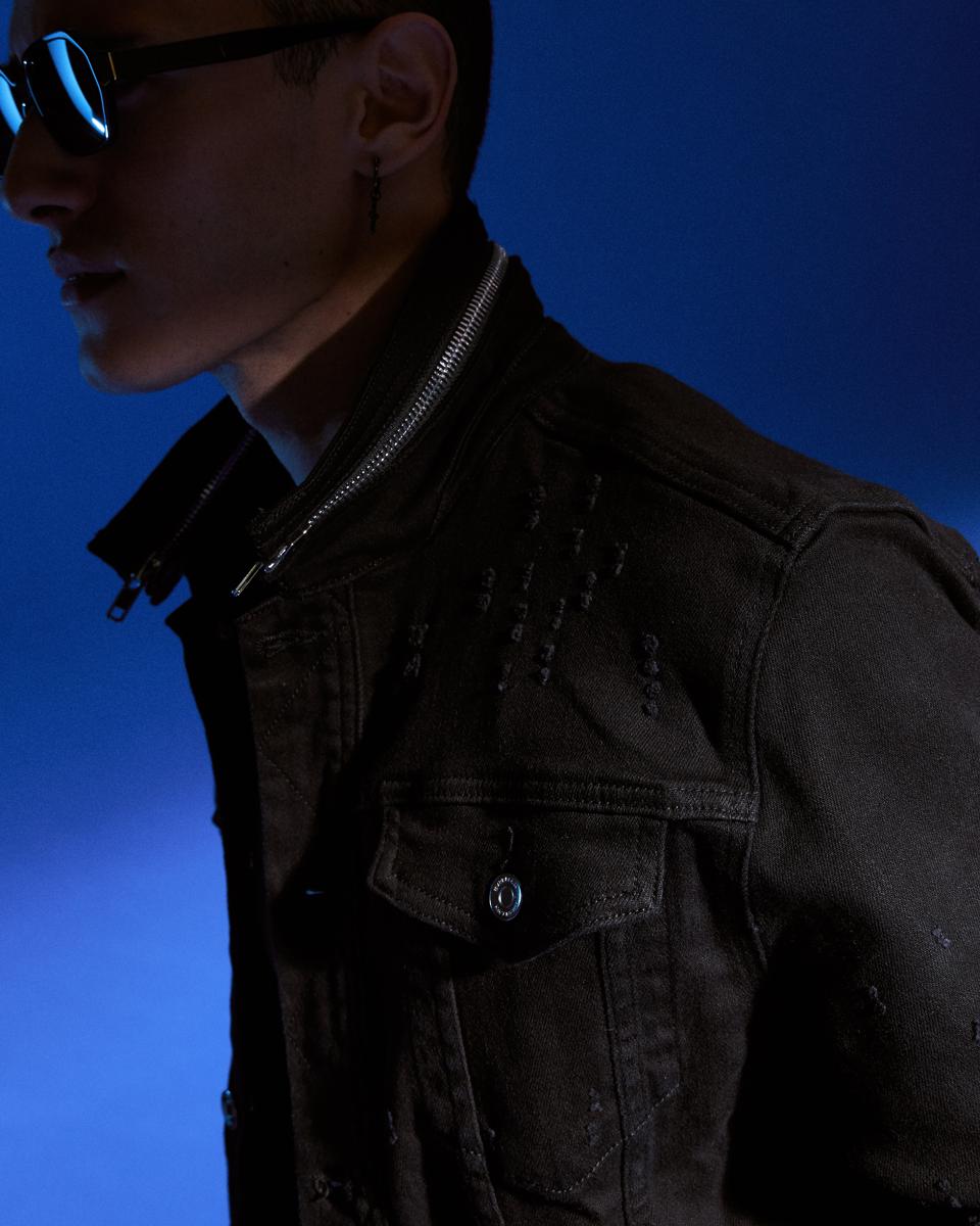 Parker Denim Jacket by Embellish. Spring 2019. 