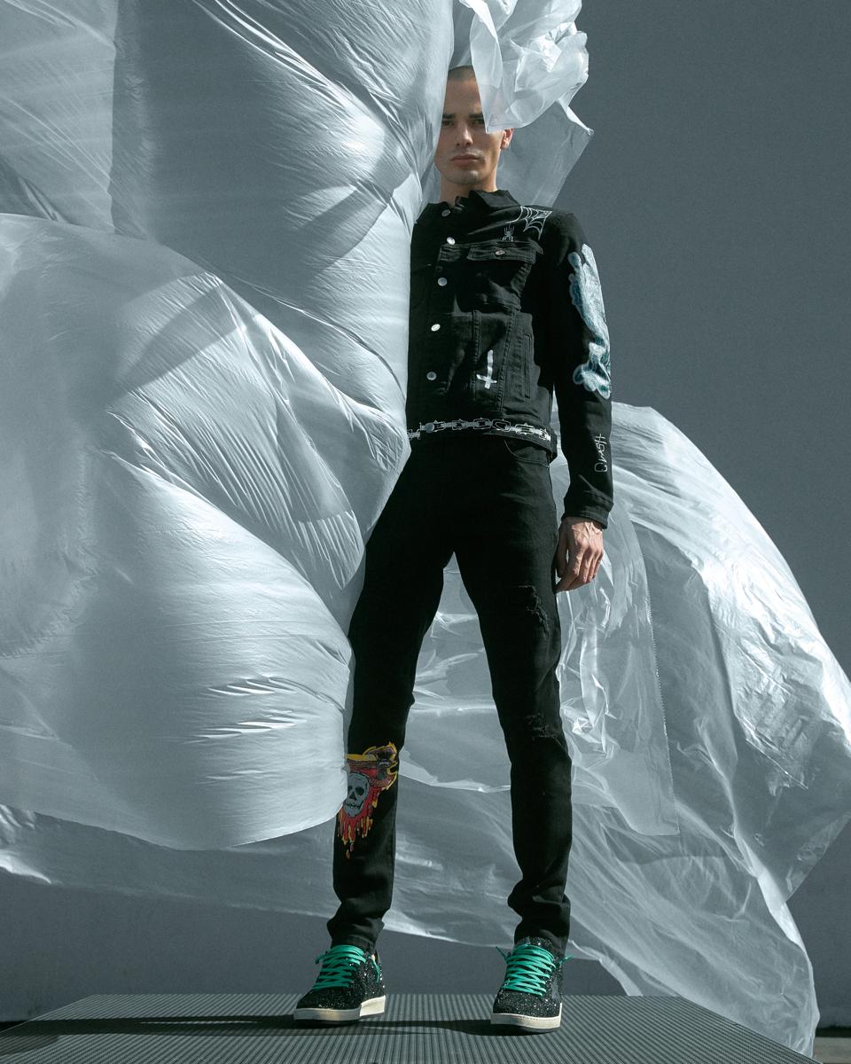 Parker Denim Jacket by Embellish. Spring 2019. 