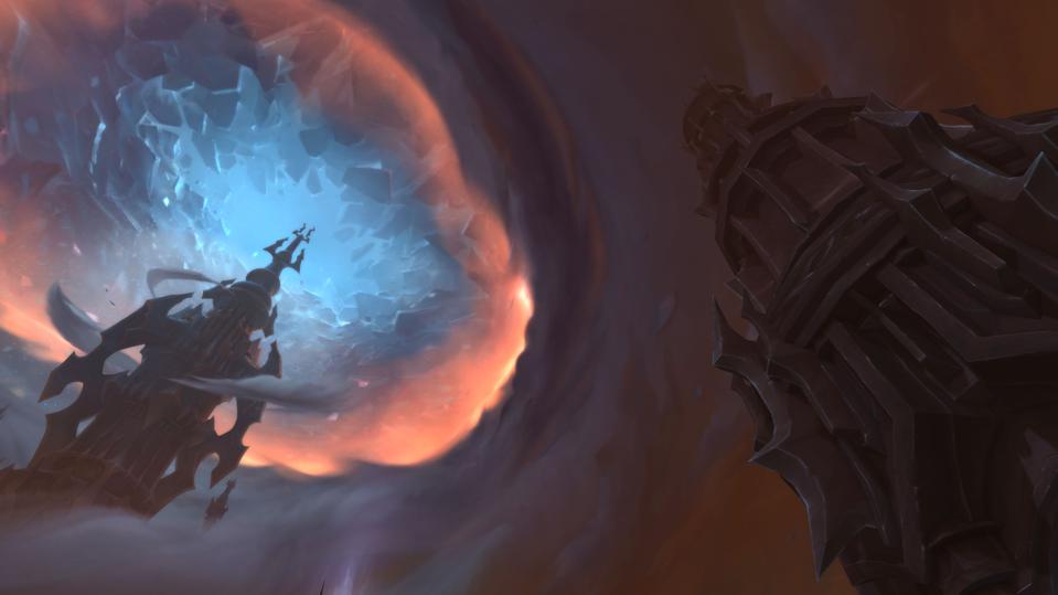 Beautiful picture of Shadowlands sky.