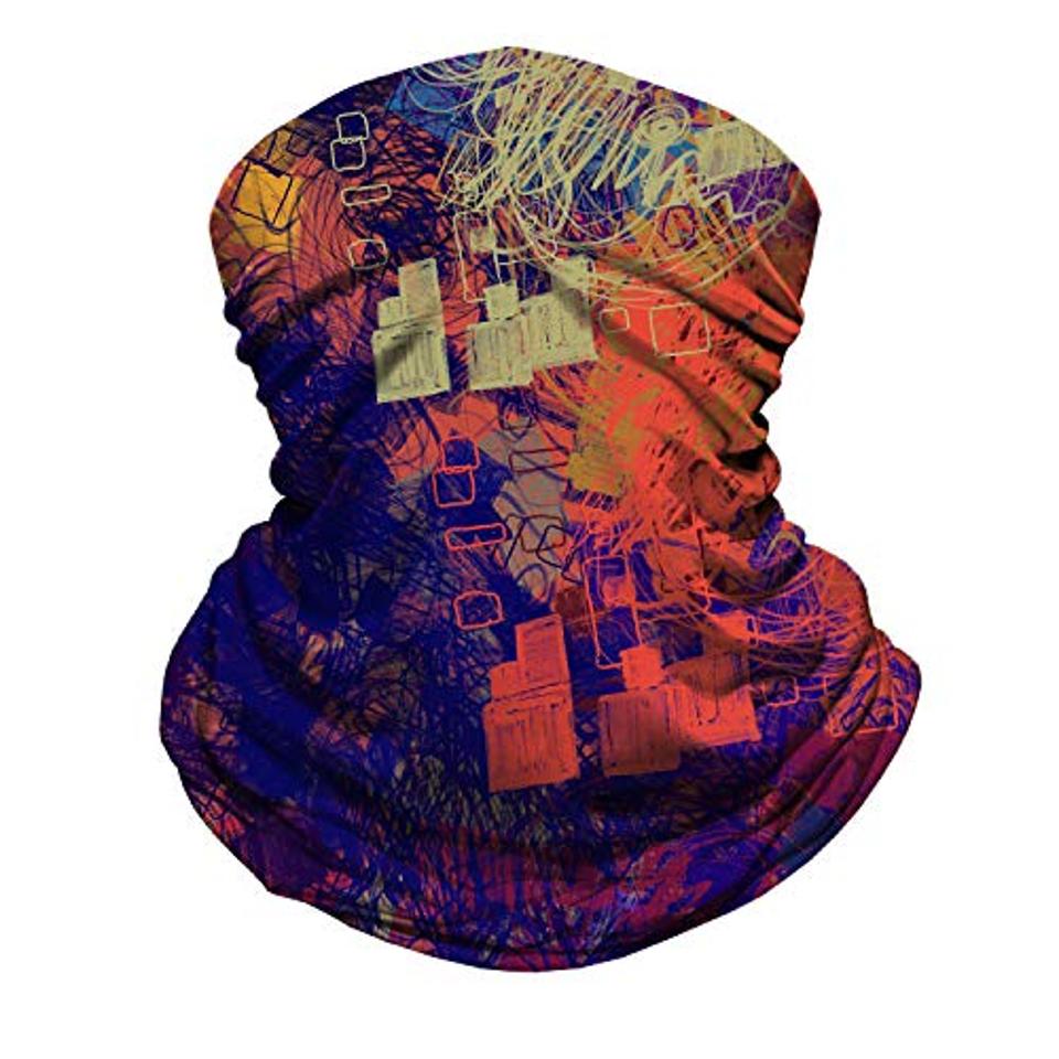 Multi-colored neck gaiter