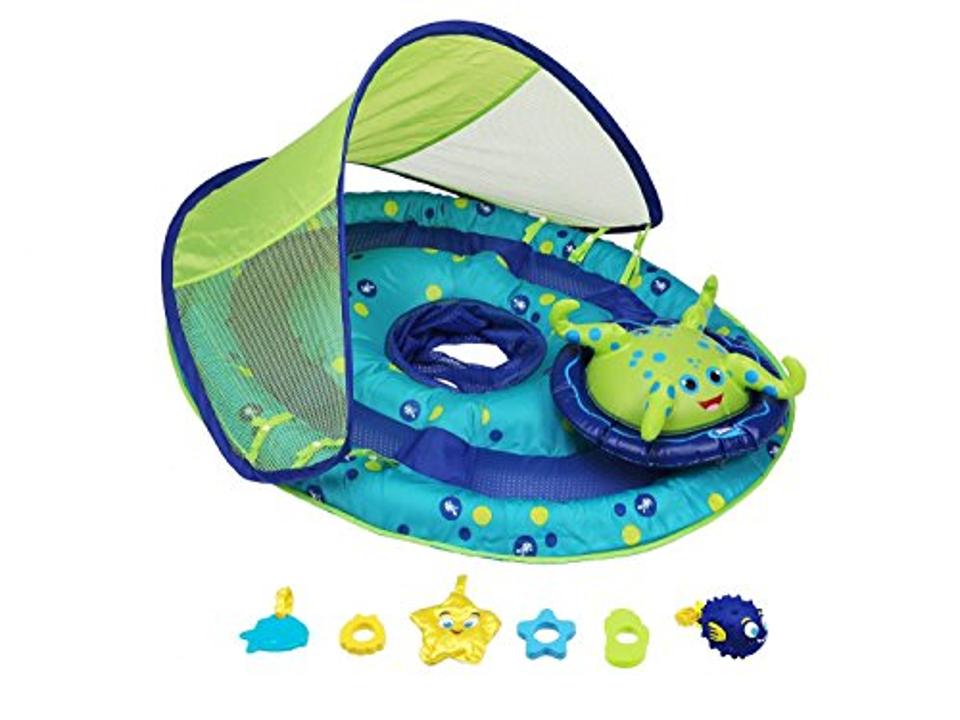 SwimWays Baby Spring Float Activity Center with Canopy