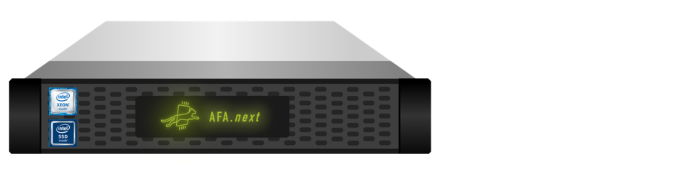 Tutto l'array flash di StorONE che include Intel Optane Memory