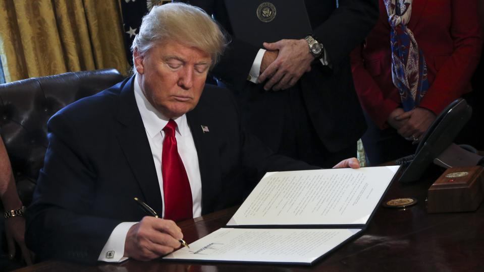 Trump signs Executive Orders