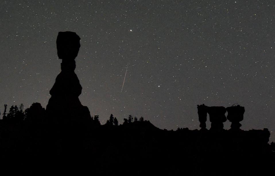 The Annual Perseid Meteor Shower From Bryce Canyon National Park