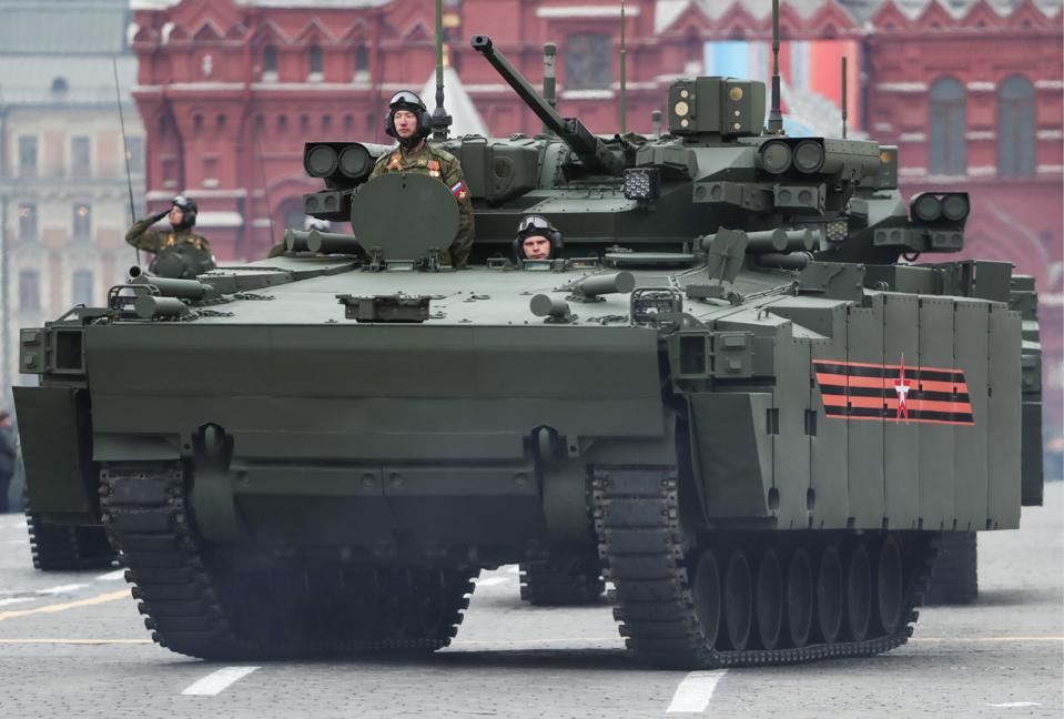 Victory Day military parade in Moscow's Red Square