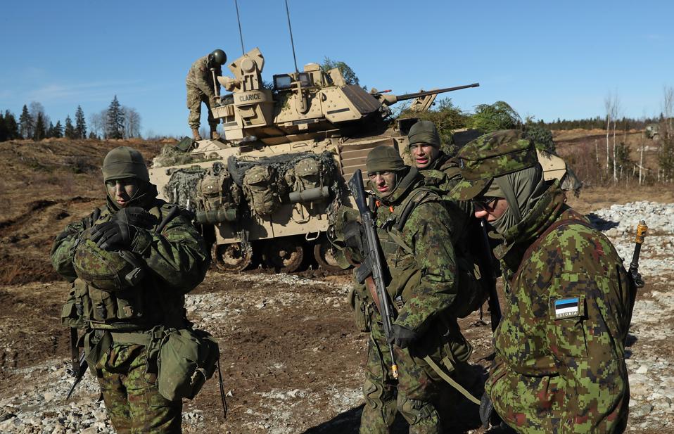 US Troops Participate In Estonia Exercises