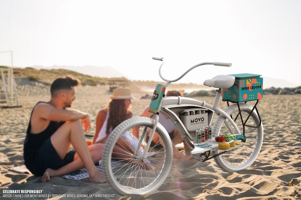 Four custom bikes with built-in wine coolers are only being sold today.