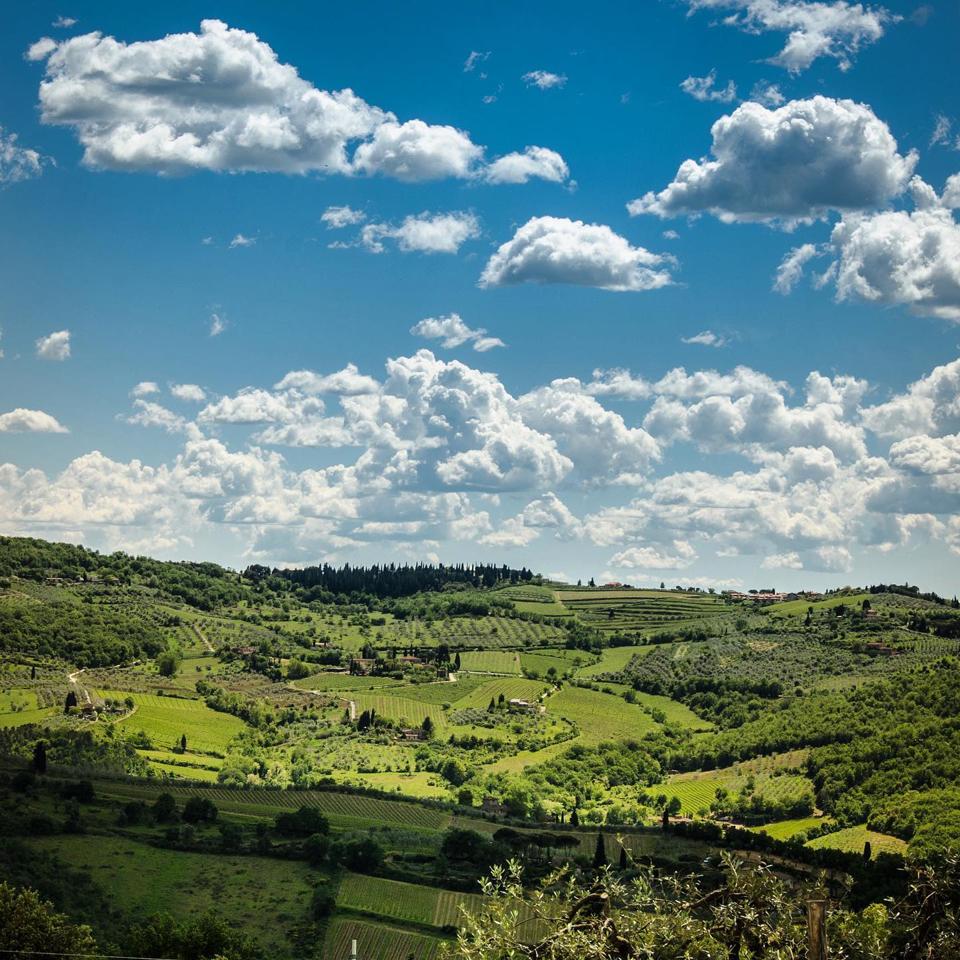 View of Greve in Chianti, Tuscany, Italy