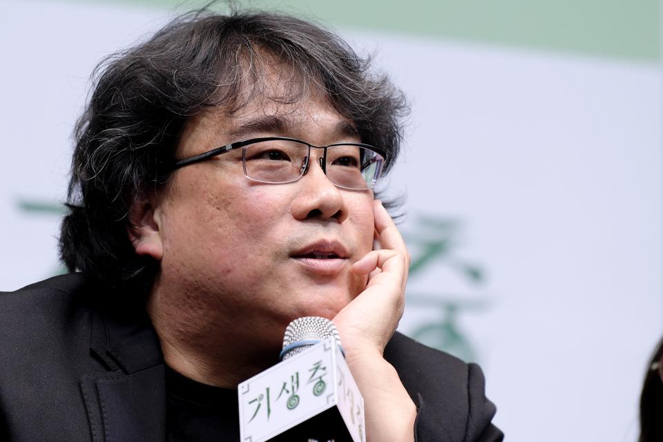 'Parasite' Cast And Crew Hold Press Conference In Seoul