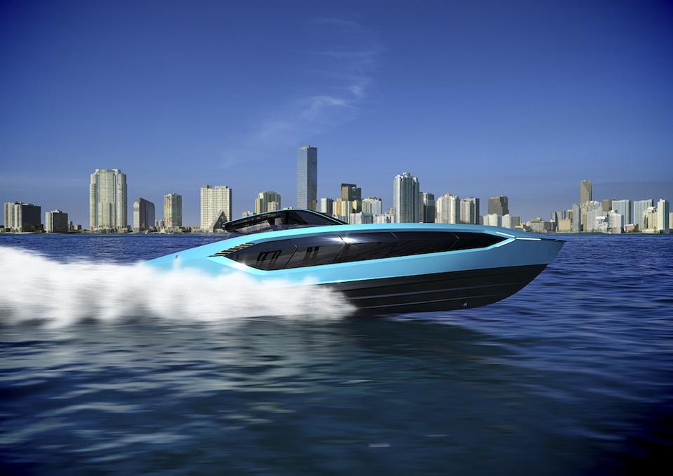 Tecnomar for Lamborghini 63 performance motor yacht for 2021