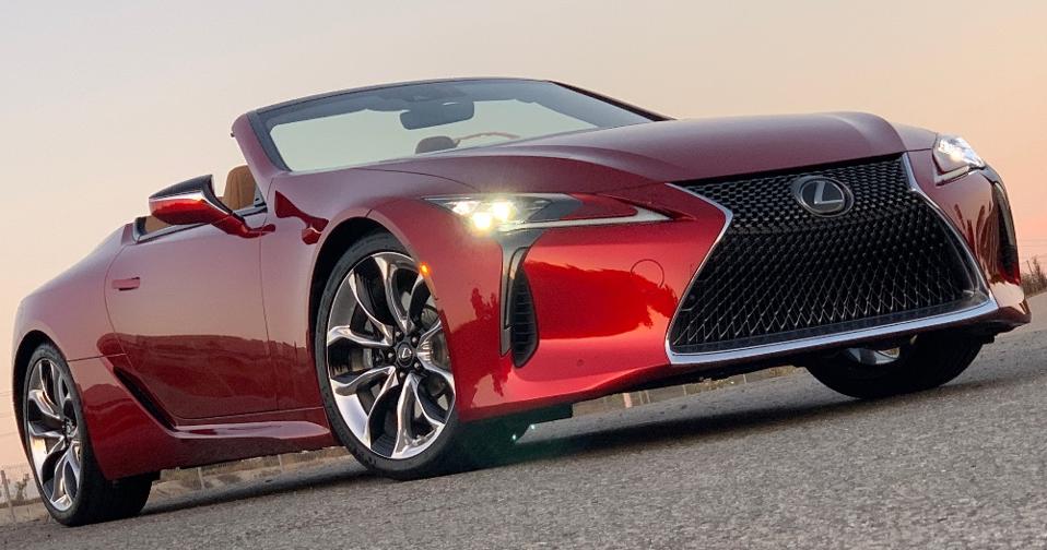 2021 Lexus LC500 Convertible Front