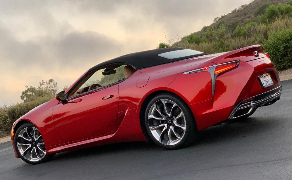 2021 Lexus LC500 Convertible Top Up