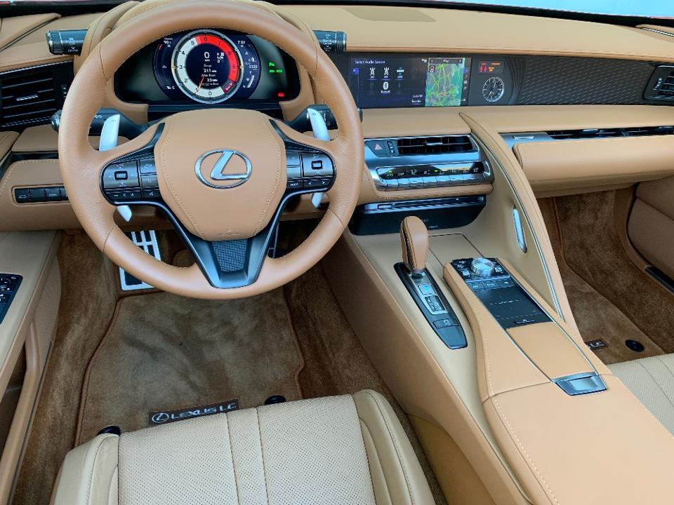 2021 Lexus LC500 Convertible Interior