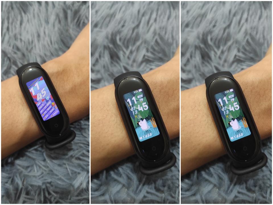 Three watch faces as seen on YouTuber Isa Does Tech.