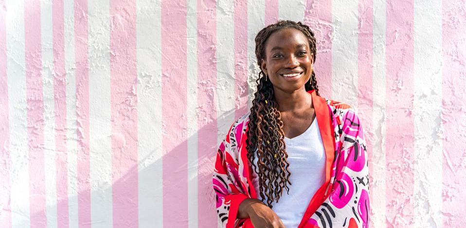 Kimono made from recycled PET bottles
