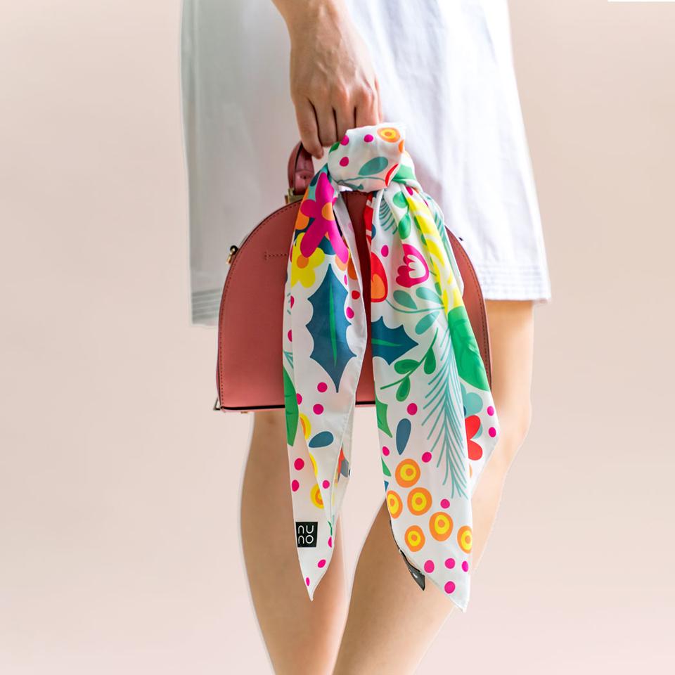 Recycled PET bottle scarf