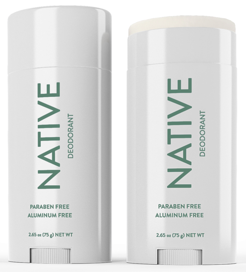 Native’s Aloe & Eucalyptus deodorant is refreshingly clean with a soothing green scent
