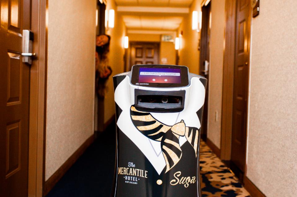 Suga Concierge Robot at The Mercantile Hotel