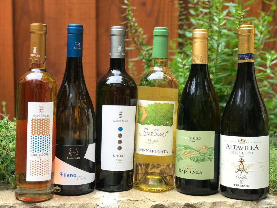 A few examples of Sicily's Grillo wines