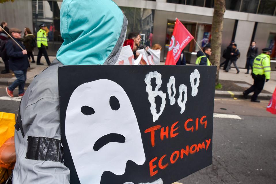 Employment Rights Protest March In London