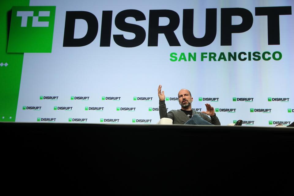 CEO of Uber Dara Khosrowshahi Addresses The TechCrunch Distrupt Conference