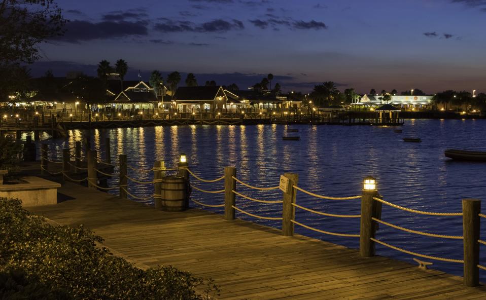 Harbor Lights and Boardwalk in The Villages, Florida