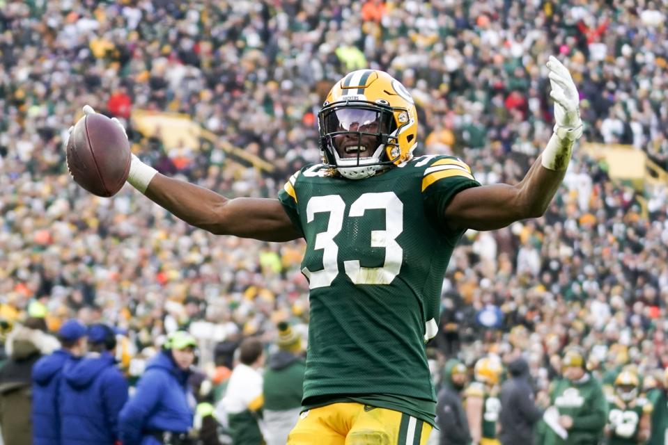 Green Bay Packers By Position Running Back Trio Rivals Any In Football