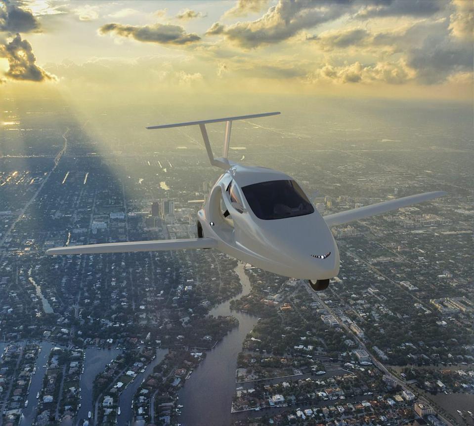 An artist rendering of the Switchblade on the commute home from the City.