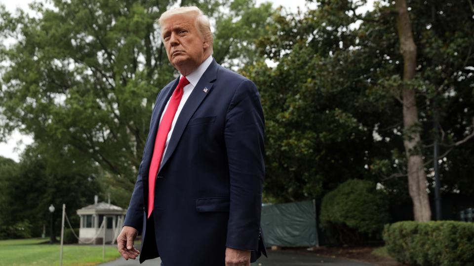 President Donald Trump Departs White House For Florida
