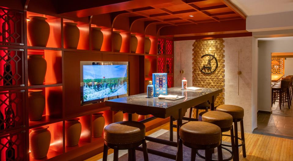 The Ningxia Pavilion within Wine Bar by CMB.
