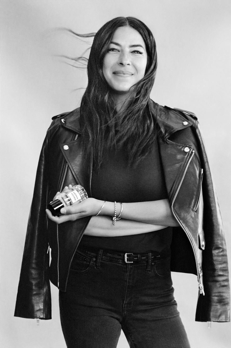 Rebecca Minkoff with her Eau de Parfum