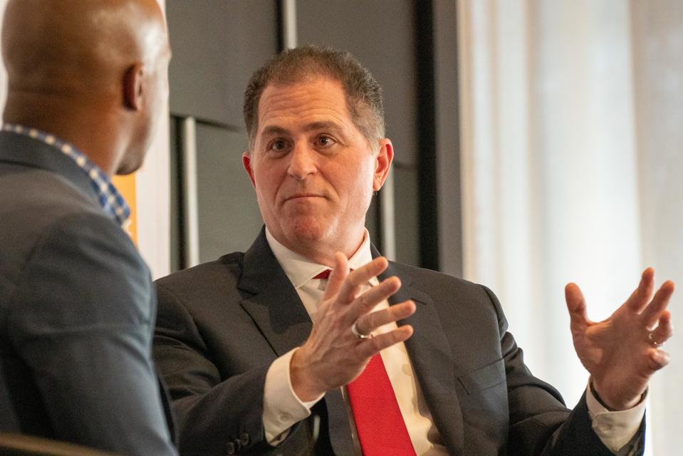 CEO Of Dell Computers Michael Dell Speaks At The Economic Club Of New York