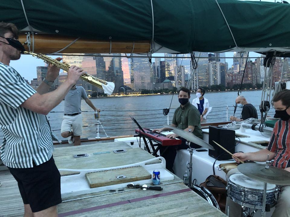 Sailing Down The Hudson Listening To Live Jazz