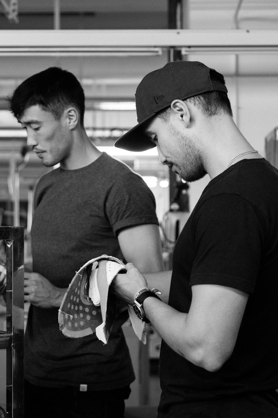 Brothers Josh (L) and James (R) Shorrock co-founded Lane Eight, heralding from Adidas and Hypebeast backgrounds.