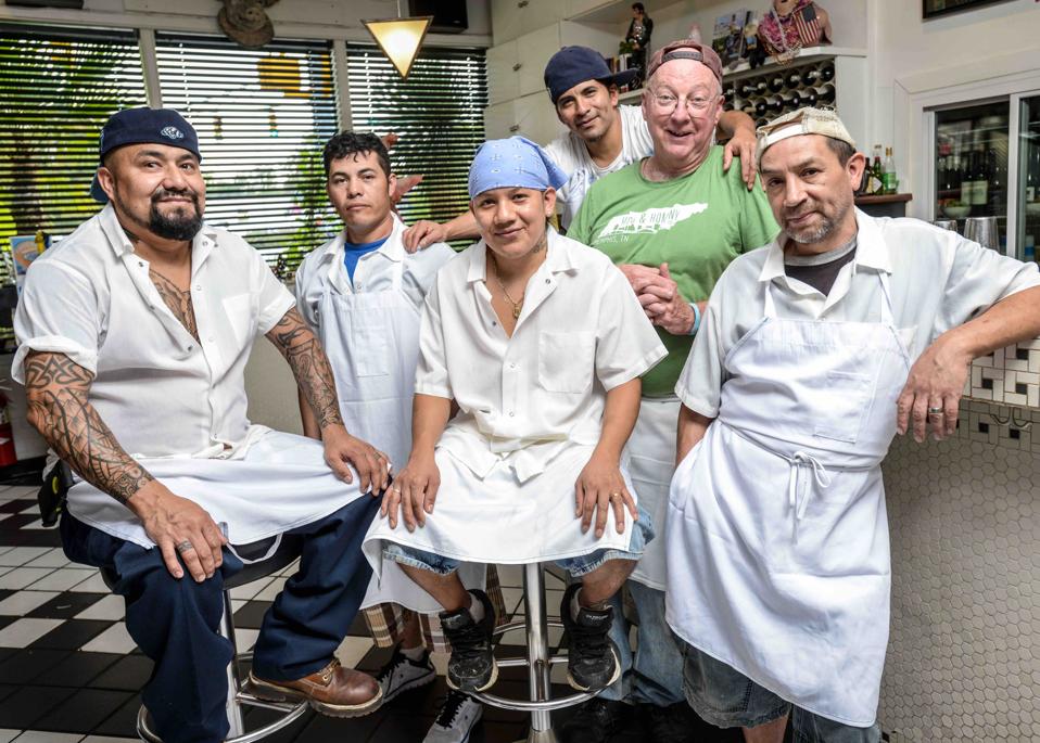 Chef Bill Smith and team in Durham, N.C.