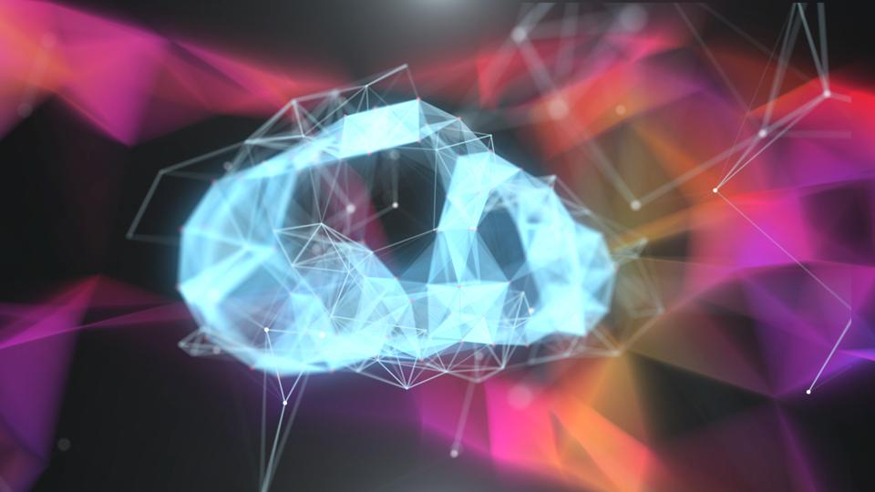 illustration of Clouds technology Futuristic design for digital technology background concept