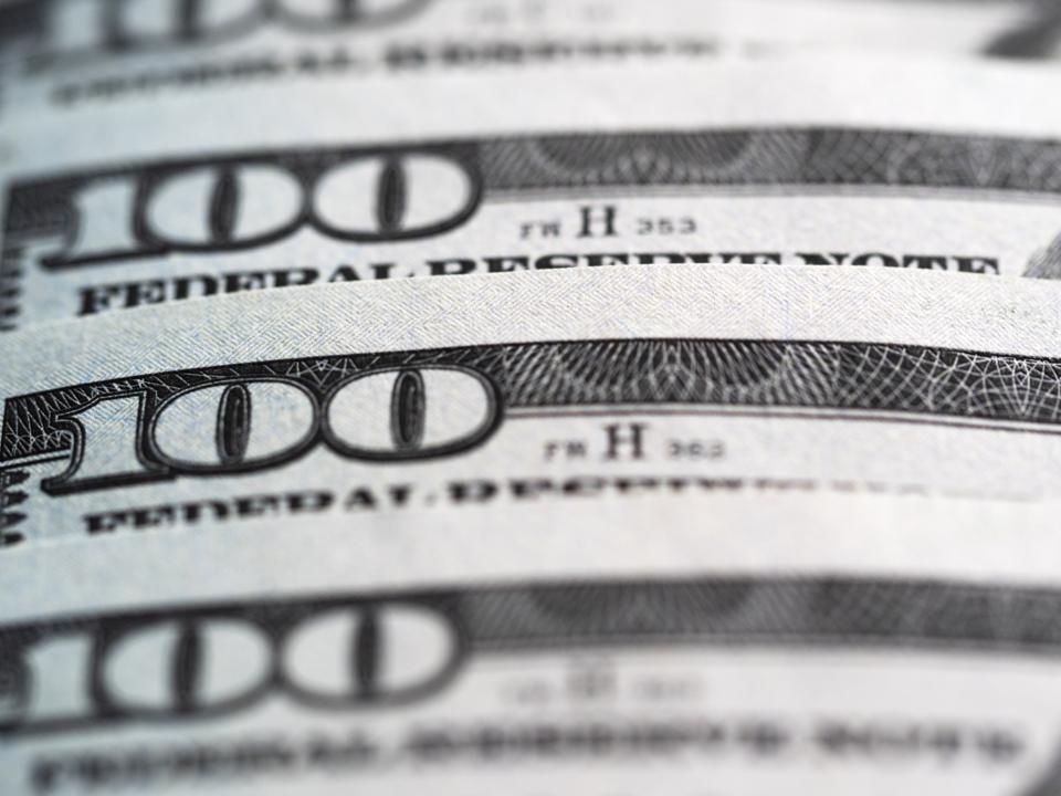 A photo illustration of US 100 dollar bills...