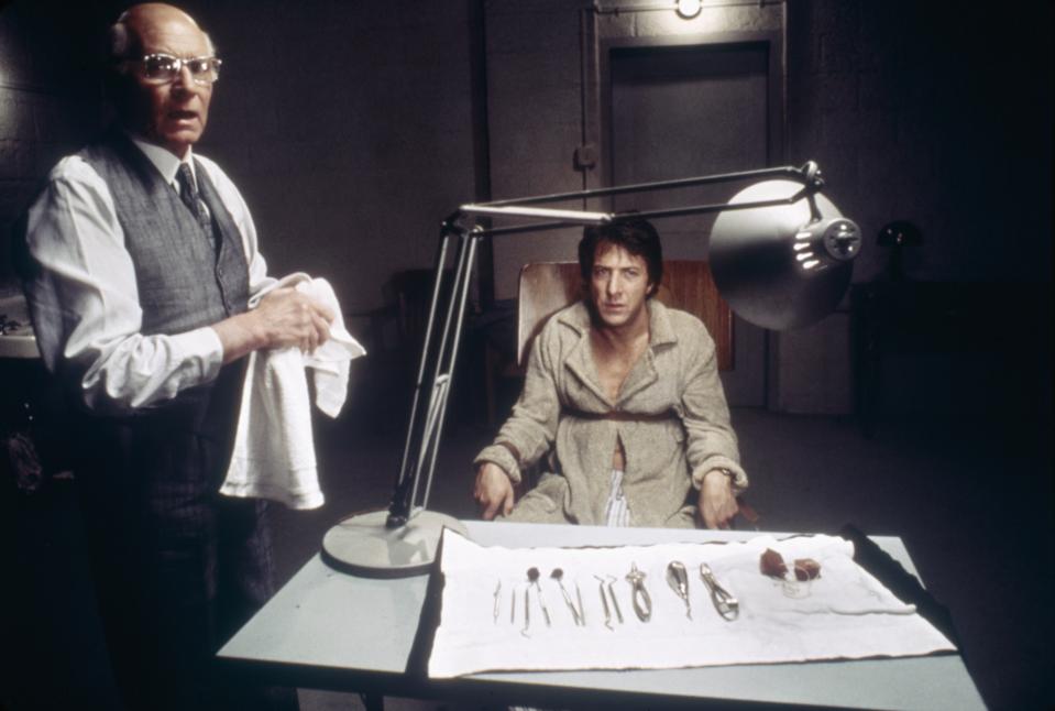 On the set of 'Marathon Man'