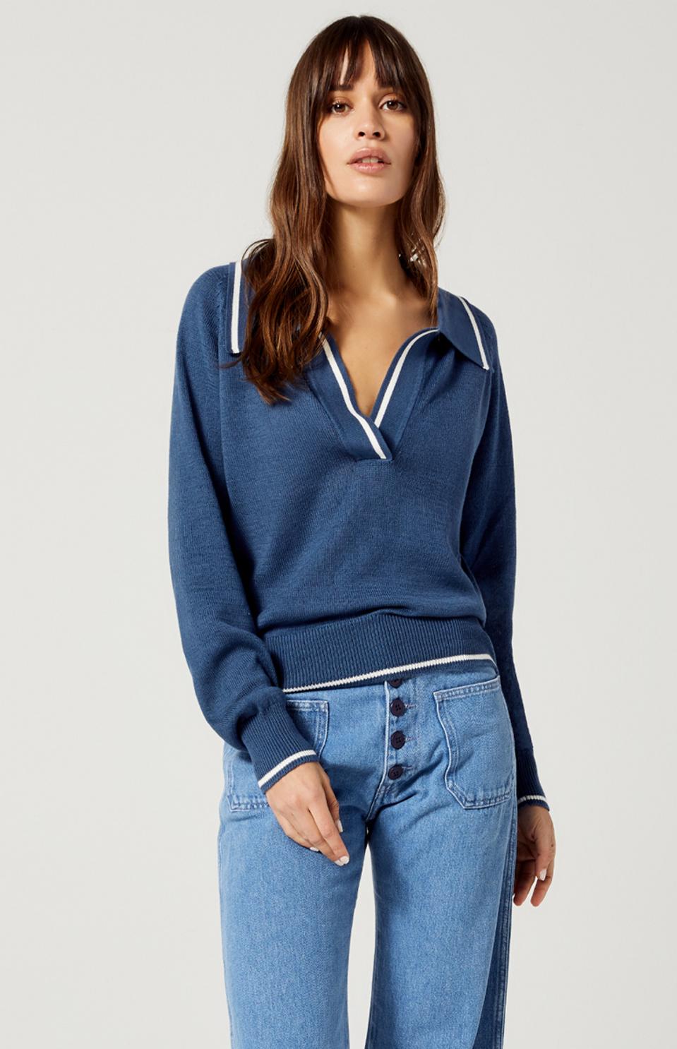 Veronica Polo Sweater by Alp N Rocks Late Summer/Early Fall Collection