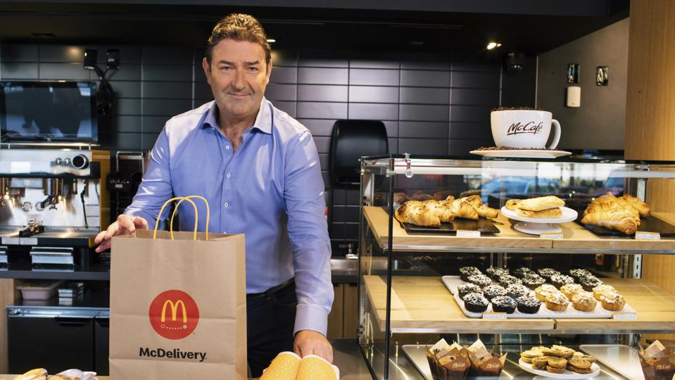 McDonald’s CEO Steve Easterbrook Celebrates McDelivery Night In